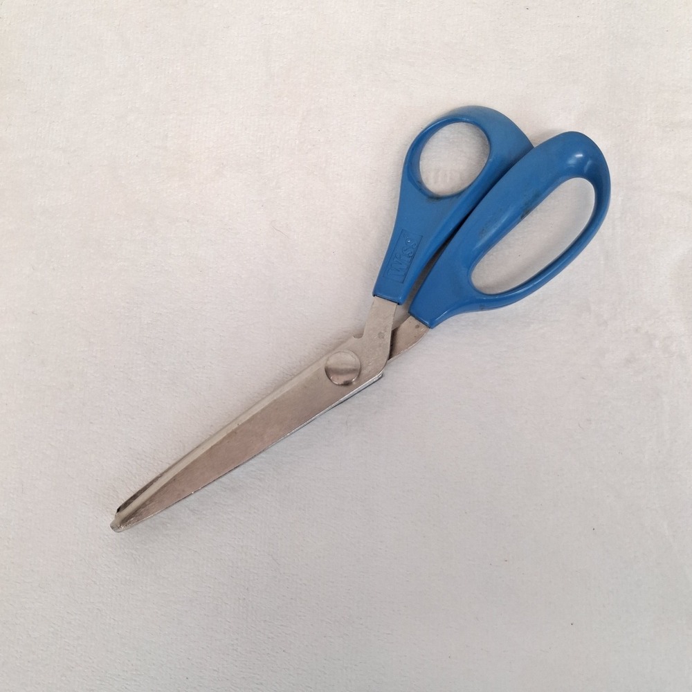 Wiss USA Made Pinking Shears Scissors Vintage Sewing Fabric Cutter Metal